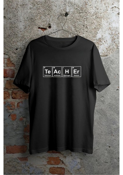 24 Kasım Öğretmenler Günü Baskılı Özel T-Shirt - Siyah