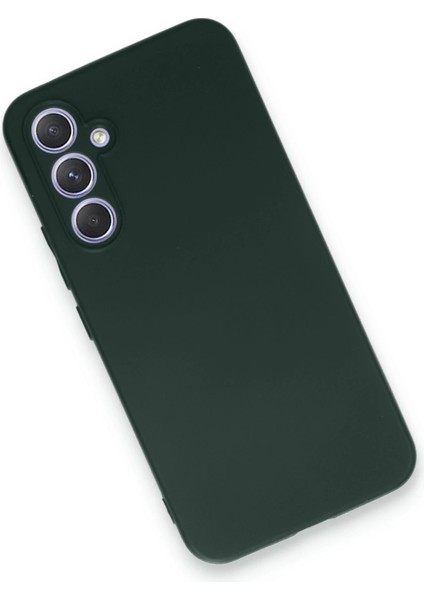 Samsung Galaxy A54 5g Kılıf First Silikon - Koyu Yeşil Bstmy modelleri