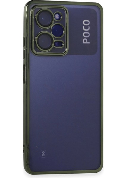 Xiaomi Poco X5 Pro 5g Kılıf Razer Lensli Silikon - Yeşil Bstmy