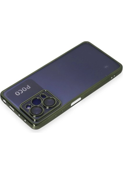Xiaomi Poco X5 Pro 5g Kılıf Razer Lensli Silikon - Yeşil Bstmy