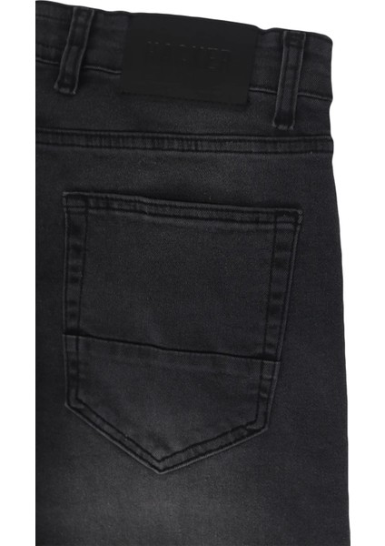 Fistan Store Erkek Füme Yüksek Bel Rahat Kesim Boru Paça Büyük Beden Jean Pantolon indirimleri