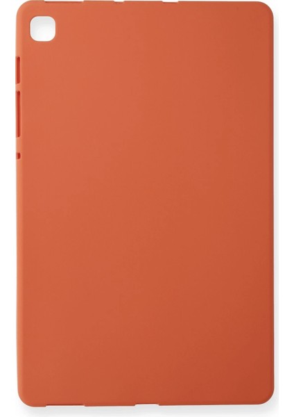 Samsung Galaxy P610 Tab S6 Lite 10.4 Kılıf Evo Tablet Silikon - Turuncu Bstmy