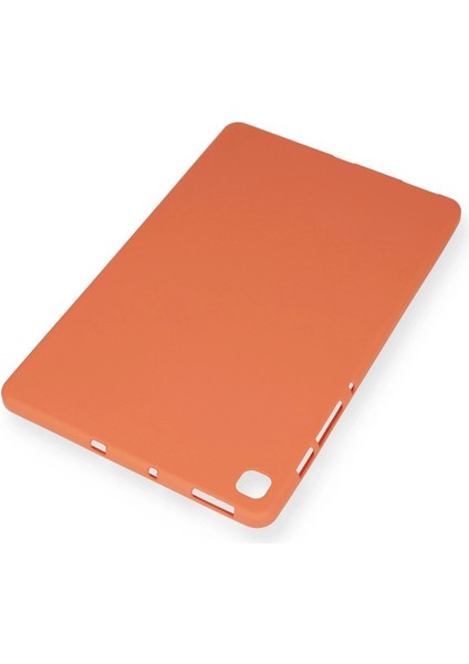 Samsung Galaxy P610 Tab S6 Lite 10.4 Kılıf Evo Tablet Silikon - Turuncu Bstmy