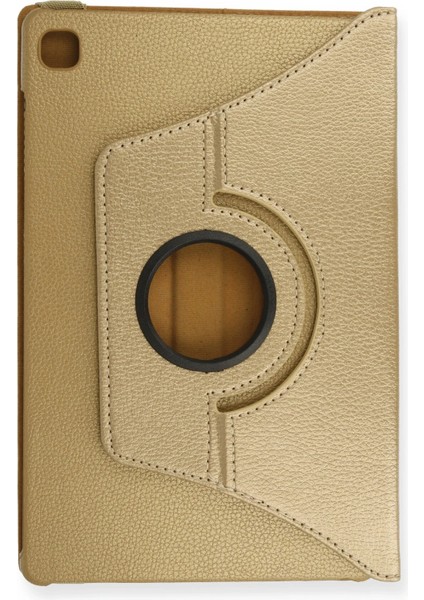 Samsung Galaxy T500 Tab A7 10.4 Kılıf 360 Tablet Deri Kılıf - Gold Bstmy