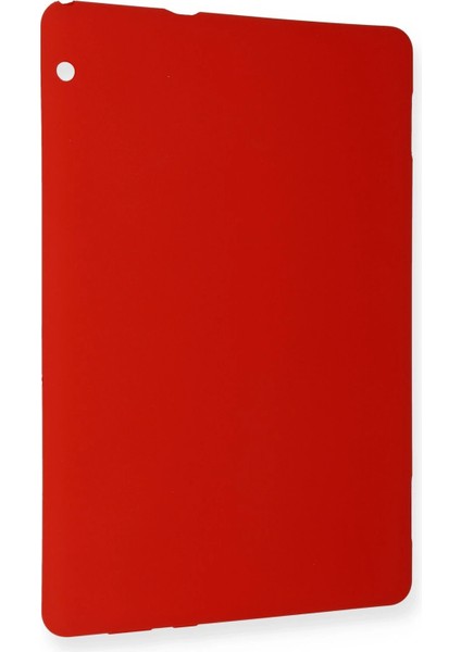 Huawei Mediapad T5 10 Kılıf Evo Tablet Silikon - Kırmızı Bstmy