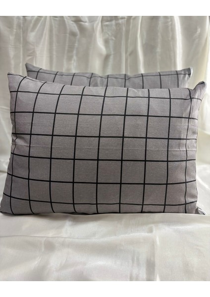 2 Adet Fermuarlı Yastık Kılıfı | 50X70 cm | %90 Pamuk