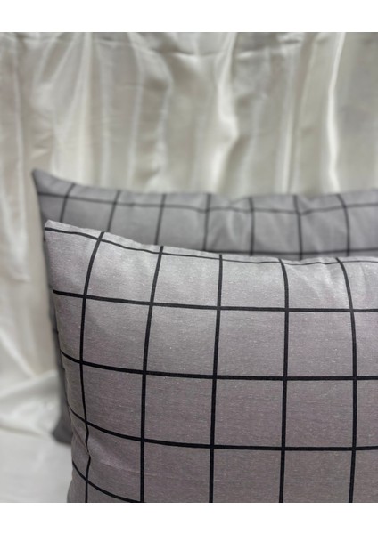 2 Adet Fermuarlı Yastık Kılıfı | 50X70 cm | %90 Pamuk