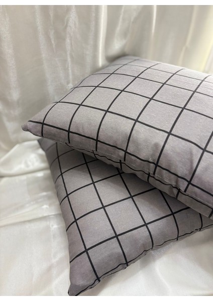 2 Adet Fermuarlı Yastık Kılıfı | 50X70 cm | %90 Pamuk