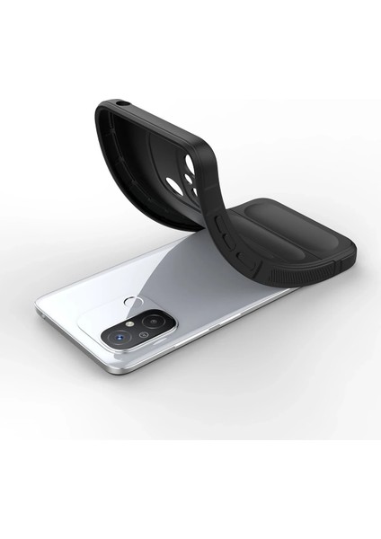 Xiaomi Redmi 12C Kılıf Optimum Silikon - Siyah Bstmy