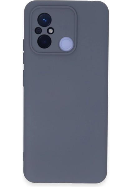 Xiaomi Redmi 12C Kılıf Nano Içi Kadife Silikon - Gri Bstmy