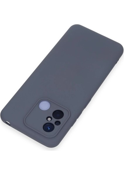 Xiaomi Redmi 12C Kılıf Nano Içi Kadife Silikon - Gri Bstmy