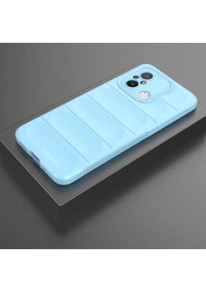 Xiaomi Redmi 12C Kılıf Optimum Silikon - Sky Blue Bstmy
