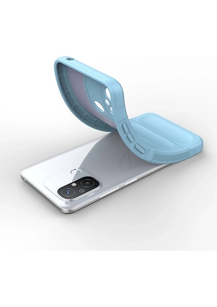 Xiaomi Redmi 12C Kılıf Optimum Silikon - Sky Blue Bstmy