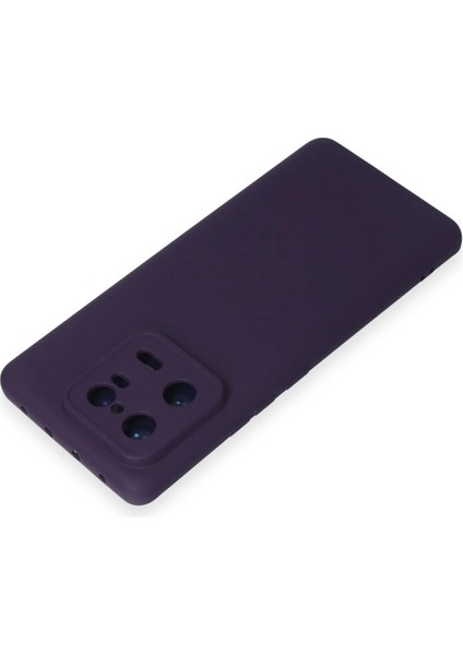 Xiaomi Mi 13 Pro Kılıf Nano Içi Kadife Silikon - Mor Bstmy modelleri