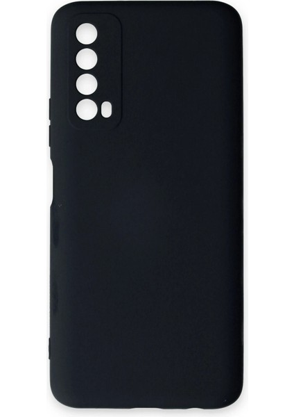 Huawei P Smart 2021 Kılıf Nano Içi Kadife Silikon - Lacivert Bstmy