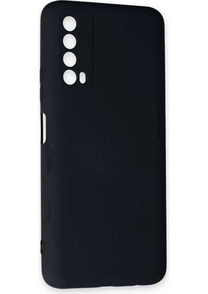 Huawei P Smart 2021 Kılıf Nano Içi Kadife Silikon - Lacivert Bstmy