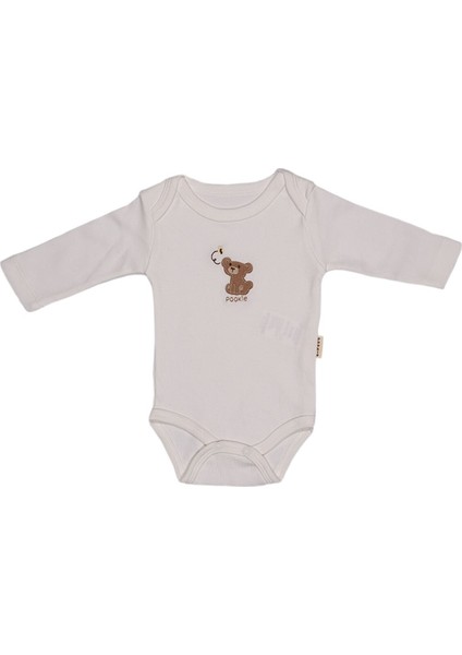 Yenidoğan Pamuklu Ayıcık Temalı Patikli 3'lü Bebek Takımı – Kapüşonlu Hırka, Zıbın ve Patikli Alt 0-3 Ay fırsatları