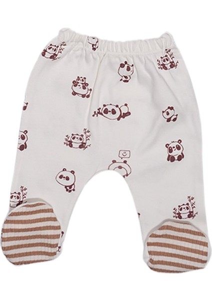 Yenidoğan Pamuklu 3D Panda Bebek Giyim Seti – 5'li Hastane Çıkışı 3-6 Ay modelleri