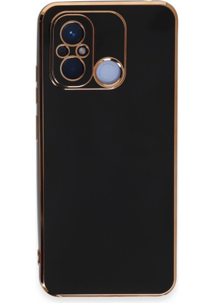 Xiaomi Redmi 12C Kılıf Volet Silikon - Siyah Bstmy