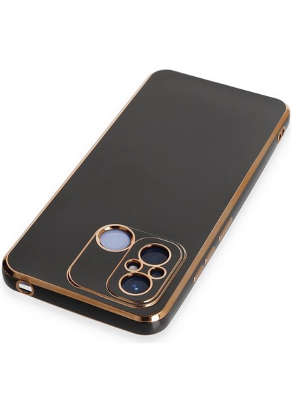 Xiaomi Redmi 12C Kılıf Volet Silikon - Siyah Bstmy
