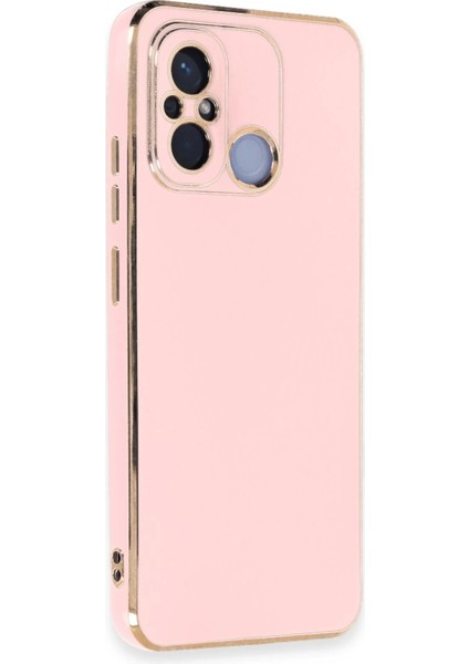 Xiaomi Redmi 12C Kılıf Volet Silikon - Pembe Bstmy
