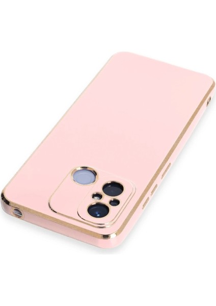 Xiaomi Redmi 12C Kılıf Volet Silikon - Pembe Bstmy