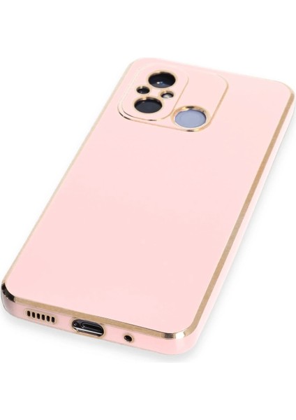 Xiaomi Redmi 12C Kılıf Volet Silikon - Pembe Bstmy
