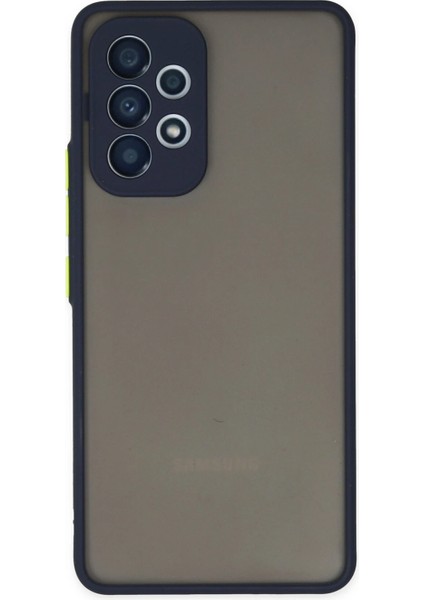 Samsung Galaxy A73 5g Kılıf Montreal Silikon Kapak - Lacivert Bstmy