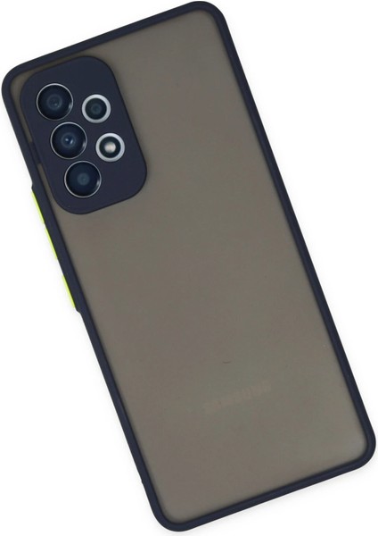 Samsung Galaxy A73 5g Kılıf Montreal Silikon Kapak - Lacivert Bstmy