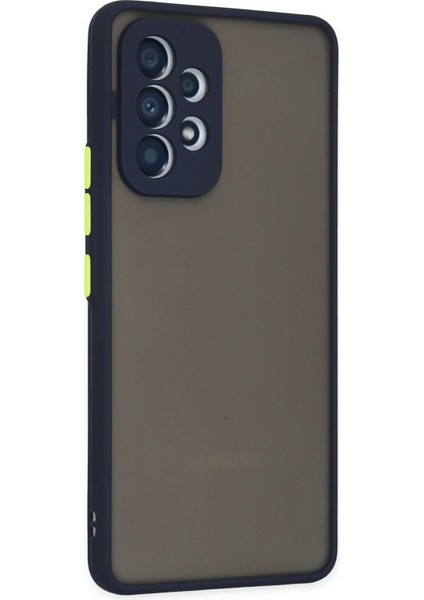 Samsung Galaxy A73 5g Kılıf Montreal Silikon Kapak - Lacivert Bstmy