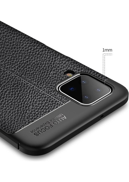 Samsung Galaxy A12 Kılıf Auto Focus Kapak - Lacivert Bstmy