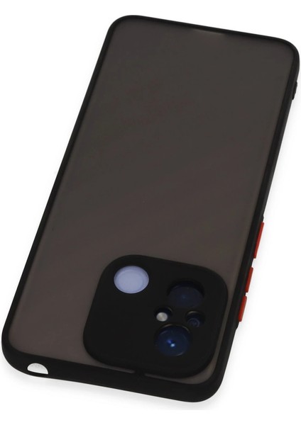 Xiaomi Redmi 12C Kılıf Montreal Silikon Kapak - Siyah Bstmy