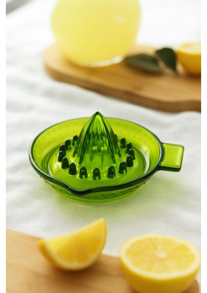 Akrilik Yeşil Limon Sıkacağı Pratik Limon Sıkacağı