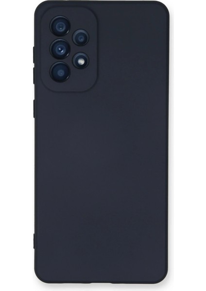 Samsung Galaxy A73 5g Kılıf Nano Içi Kadife Silikon - Lacivert Bstmy
