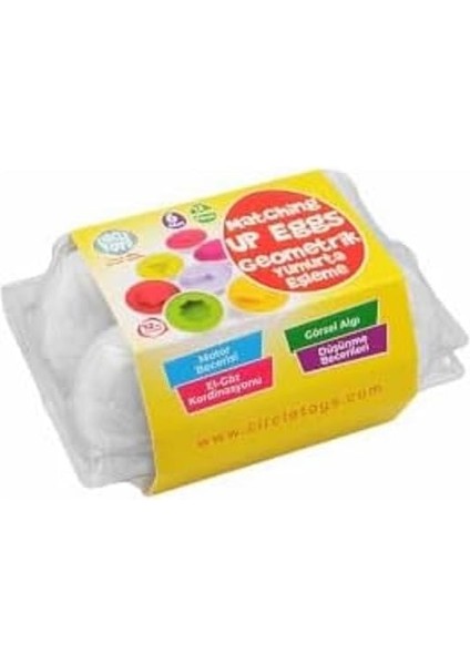 Toys 6'lı Geometrik Yumurta Eşleme Oyunu