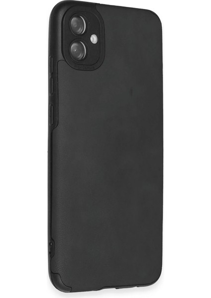 Samsung Galaxy A04E Kılıf Loop Deri Silikon - Siyah Bstmy