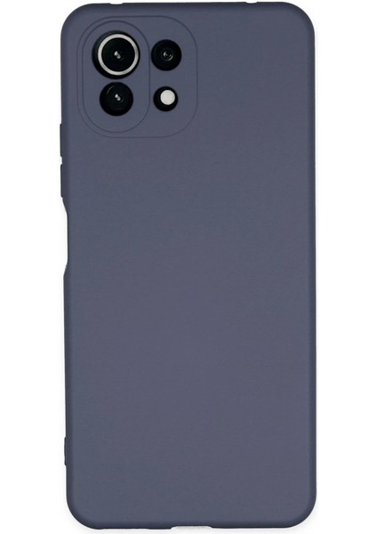 Xiaomi Mi 11 Lite Kılıf Nano Içi Kadife Silikon - Gri Bstmy