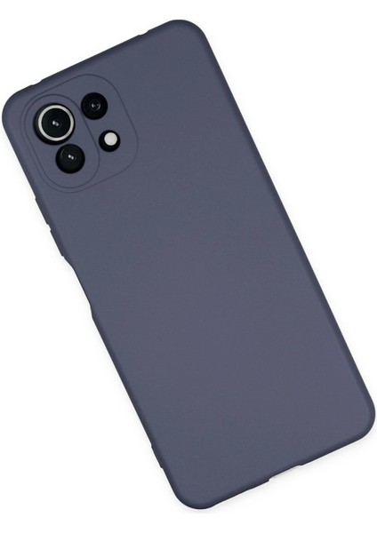 Xiaomi Mi 11 Lite Kılıf Nano Içi Kadife Silikon - Gri Bstmy