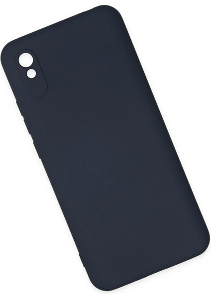 Xiaomi Redmi 9A Kılıf Nano Içi Kadife Silikon - Lacivert Bstmy