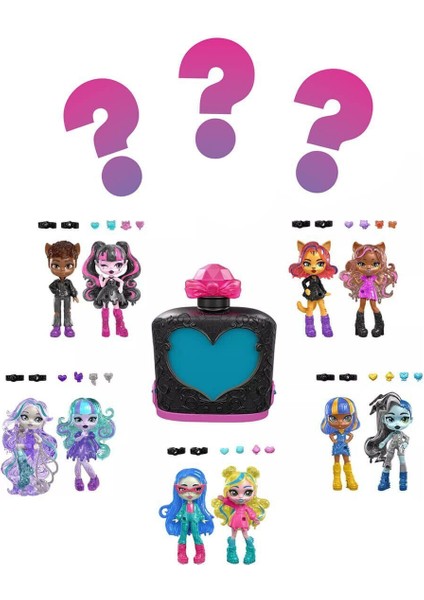 JCY18 Monster High Sürpriz Iksiler - Havalı Arkadaşlar Serisi