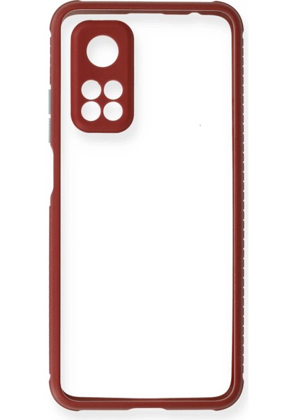 Xiaomi Mi 10T Pro Kılıf Miami Şeffaf Silikon - Fuşya Bstmy