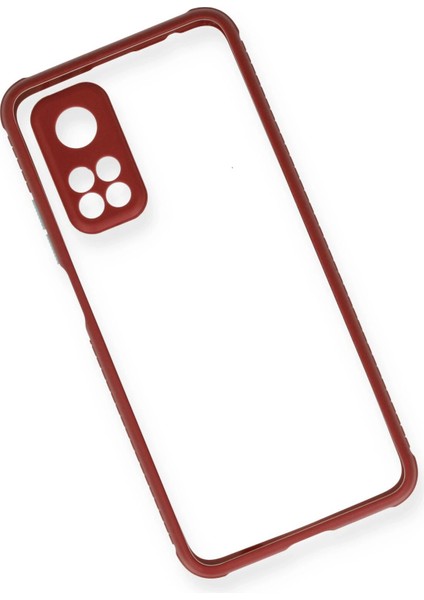 Xiaomi Mi 10T Pro Kılıf Miami Şeffaf Silikon - Fuşya Bstmy
