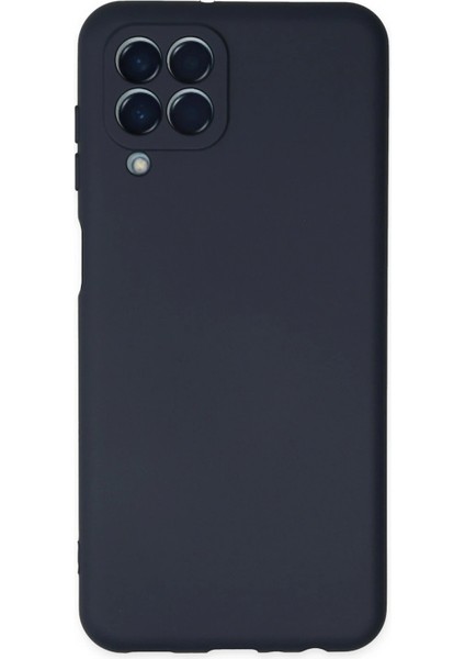 Samsung Galaxy M33 Kılıf Nano Içi Kadife Silikon - Lacivert Bstmy