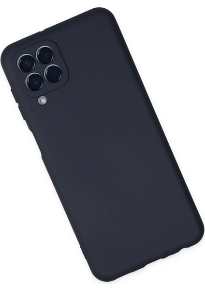 Samsung Galaxy M33 Kılıf Nano Içi Kadife Silikon - Lacivert Bstmy