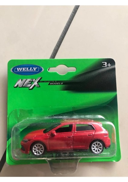 Golf 8 Gti 1/64 Ölçek Welly Diecast Metal Model Araba Oyuncak Araba