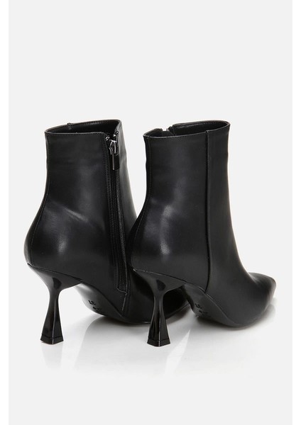 Siyah Kadın Topuklu Bot indirimleri
