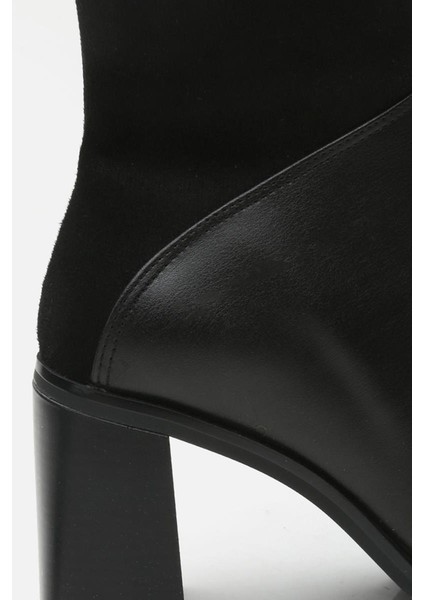 Siyah Kadın Topuklu Bot fırsatları