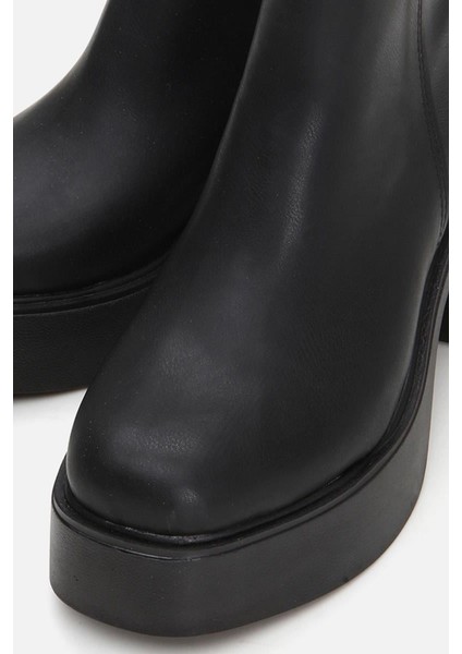 Siyah Kadın Topuklu Bot fırsatları