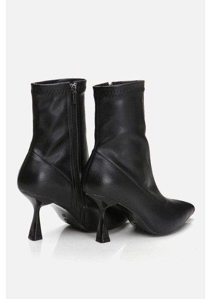 Siyah Kadın Topuklu Bot indirimleri