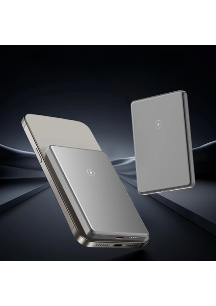 Apple iPhone ve Samsung Uyumlu Magsafe Slim Dijital Göstergeli 5000 Mah Hızlı Şarj Powerbank fiyatları